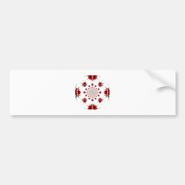 Magical Kenya: Kaleidoscope Culture identity 🇰🇪  Bumper Sticker (Front)