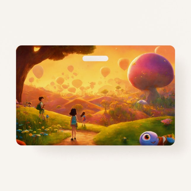 Magical Kingdom Drawing Pad for Kids – Fantasy Adv Badge (Front)