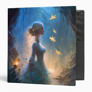 Magical Lady In Water Fantasy Art  Binder