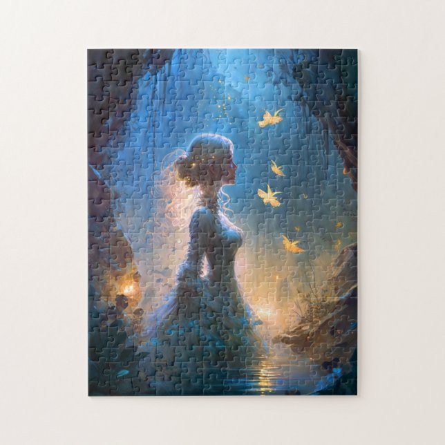 Magical Lady In Water Fantasy Art  Jigsaw Puzzle (Vertical)
