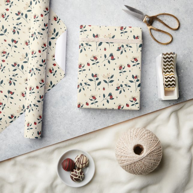 Magical Ladybug Garden Wrapping Paper (Crafts)