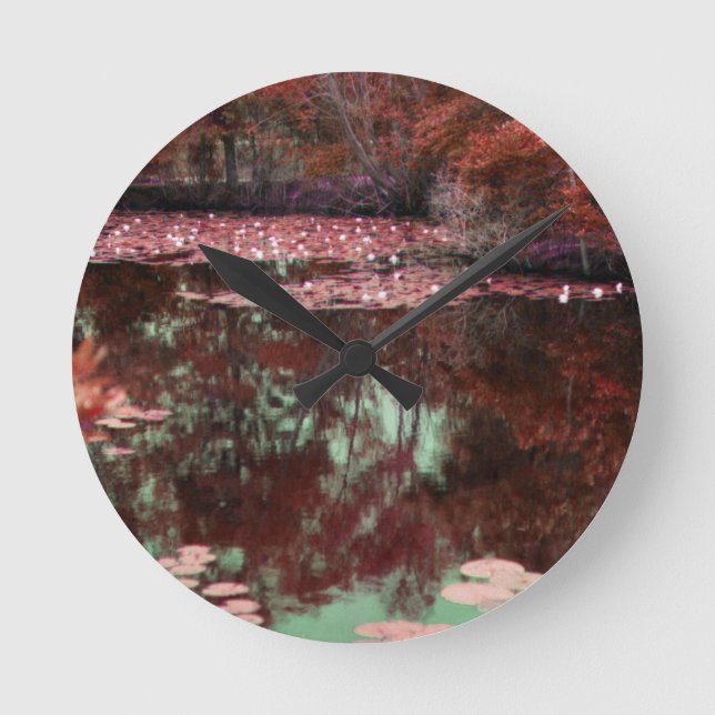 Magical Landscape Round Clock (Front)