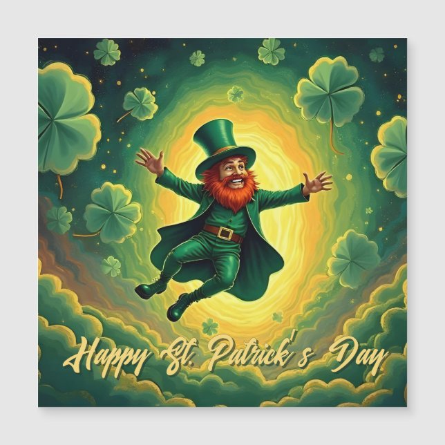 Magical Leprechaun St. Patrick’s Day Art (Front)