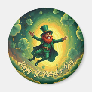 Magical Leprechaun St. Patrick’s Day Art Magnet