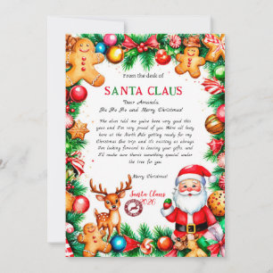 Magical Letter from Santa Card