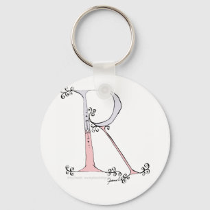 Magical Letter R from tony fernandes design Keychain
