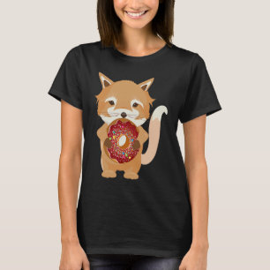 Magical little fox with large doughnut T-Shirt