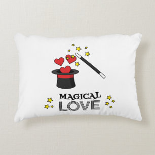 Magical Love - Black Accent Pillow