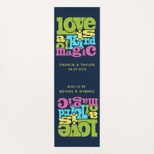 Magical Love custom names & date yoga mat