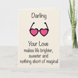 Magical Love Lenses Valentine Card