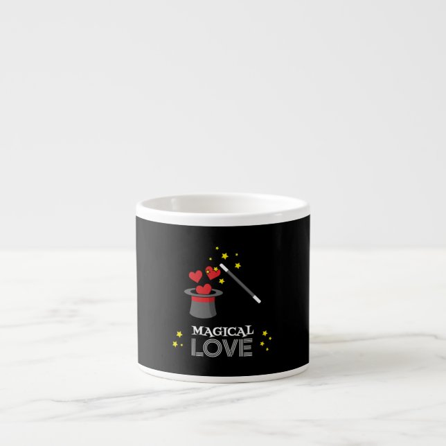 Magical Love - White Espresso Cup (Front)