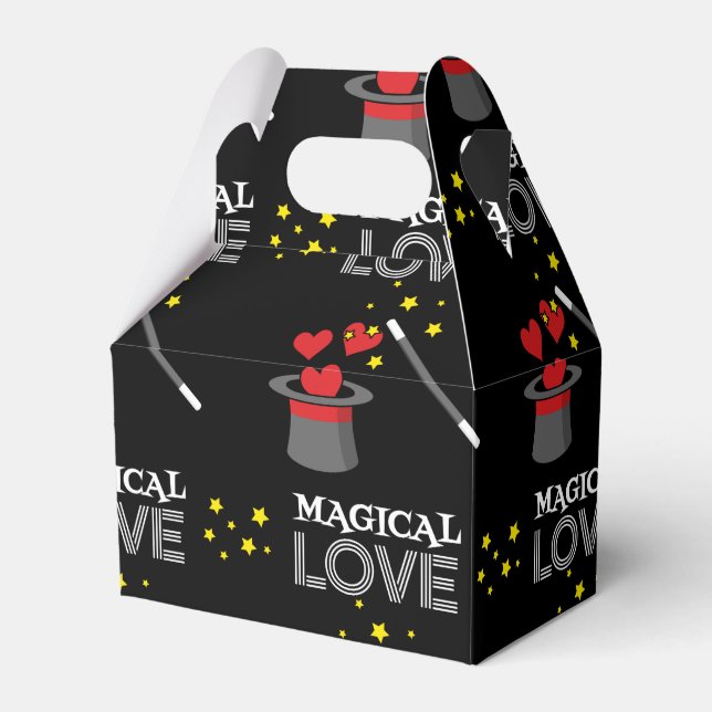 Magical Love - White Favor Box (Front Side)