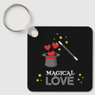 Magical Love - White Keychain