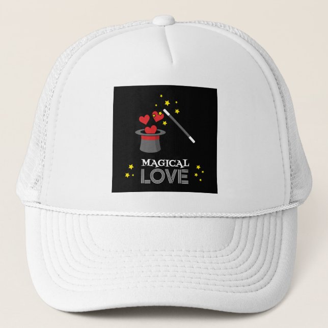 Magical Love - White Trucker Hat (Front)