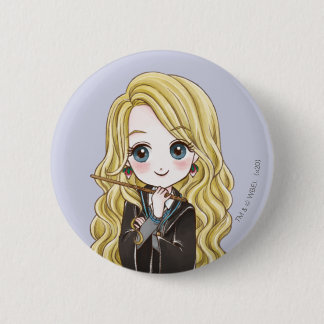 Magical Luna Lovegood Watercolor 2 Inch Round Button