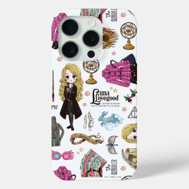 Magical Luna Lovegood Watercolor Case-Mate iPhone Case (Back)