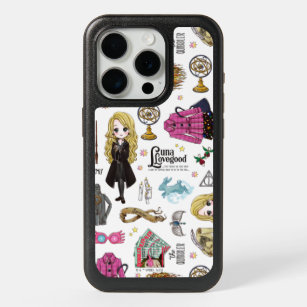 Magical Luna Lovegood Watercolor iPhone 15 Pro Case