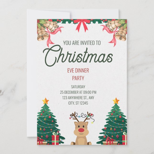 Magical Memories: Invitation to a Joyous Christmas (Front)