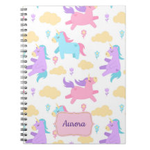 Magical Memories: Personalized Unicorn Notebook