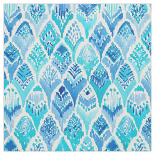 MAGICAL MERBIRD Boho Mermaid Feather Nautical Fabric