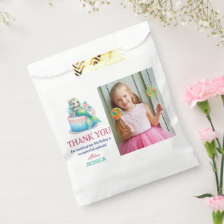 Magical Mermaid 5Th Birthday Under The Sea Photo Favour Bag