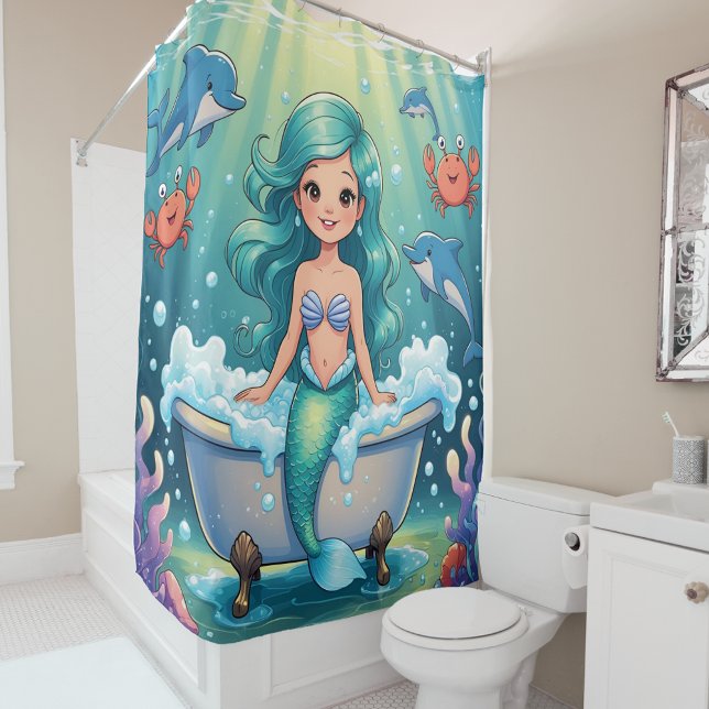 Magical Mermaid Bath Time with Dolphins crab (Creator Uploaded)