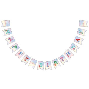 Magical Mermaid Birthday Under The Sea Photo Bunting Flags