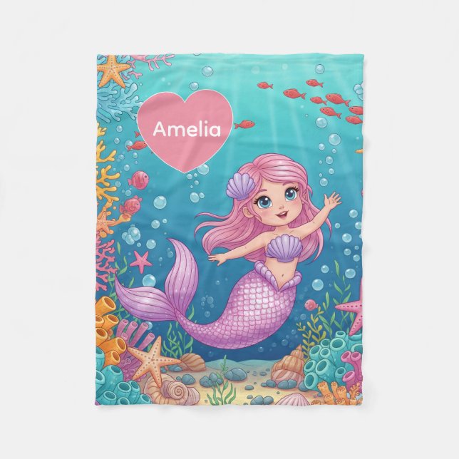 Magical Mermaid Blanket (Front)