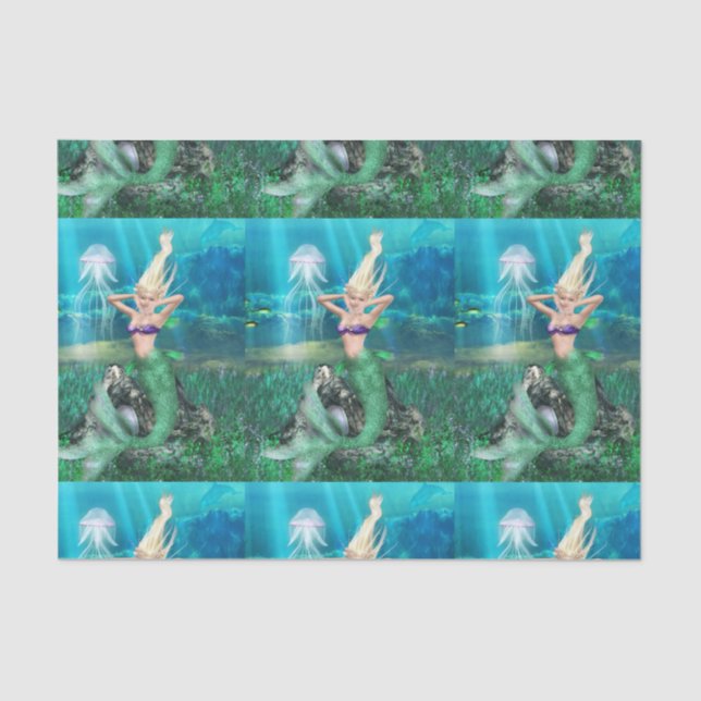 Magical Mermaid Tissue Paper (Front)