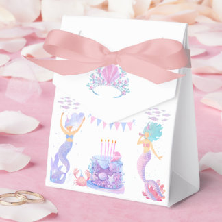 Magical Mermaid Under the Sea Kids Birthday Favor Box