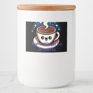 Magical Midnight Cup Of Coffee  Food Label