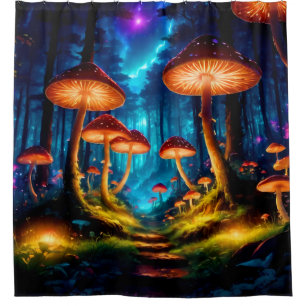 Magical Midnight Mushroom Forest