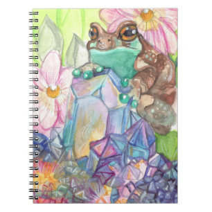 Magical Milk Frog Watercolor Notebook