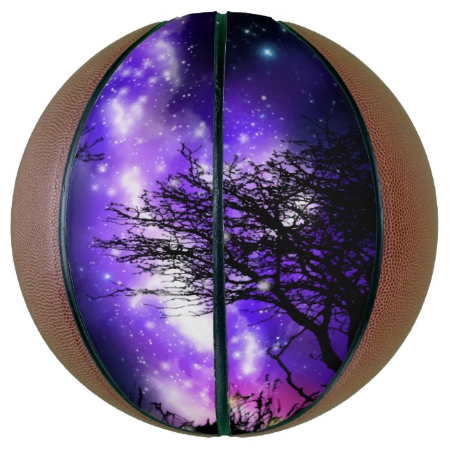Magical Milky Way Basketball (Vertical)