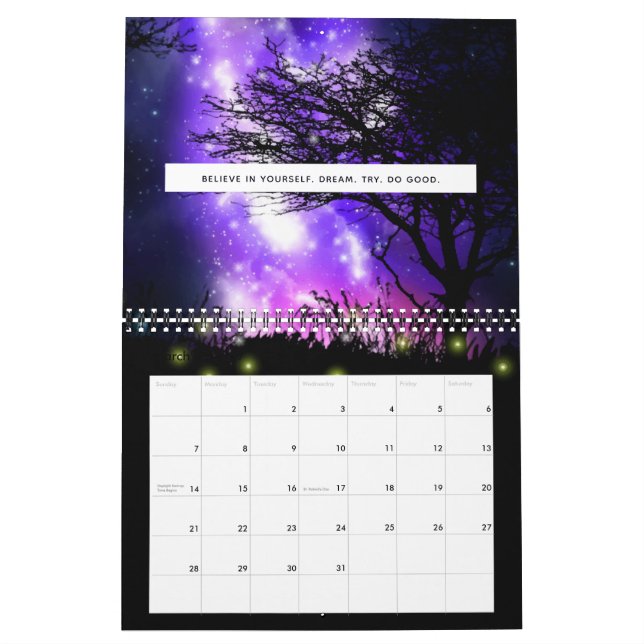 Magical Milky Way Calendar (Mar 2027)