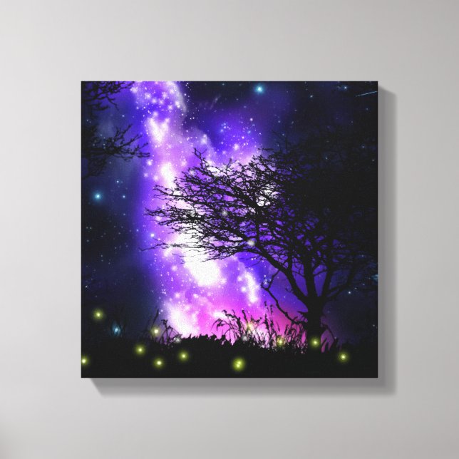 Magical Milky Way Canvas Print (Front)