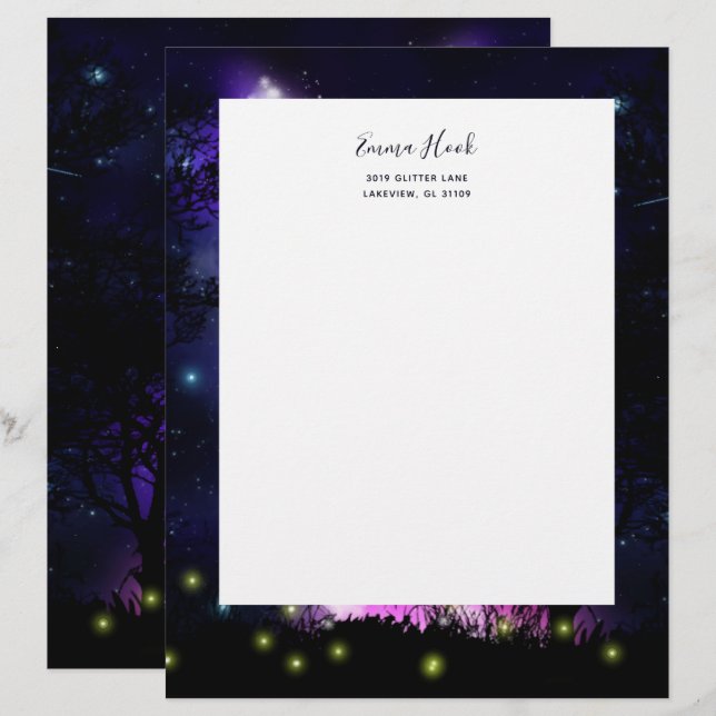 Magical Milky Way Letterhead (Front/Back)