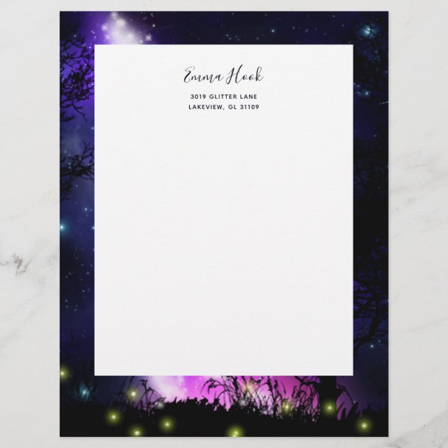 Magical Milky Way Letterhead (Front)