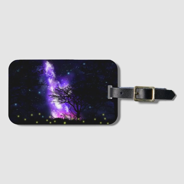 Magical Milky Way Luggage Tag (Front Horizontal)