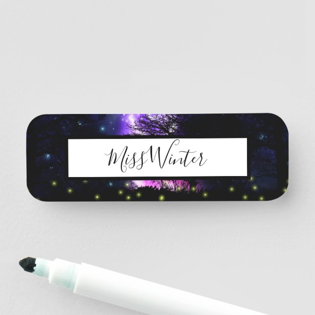 Magical Milky Way Name Tag (In Situ)