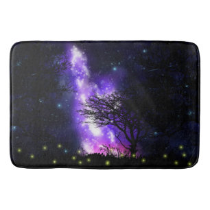 Magical Milky Way Shower Curtain Bath Mat