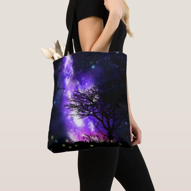 Magical Milky Way Tote Bag (Close Up)
