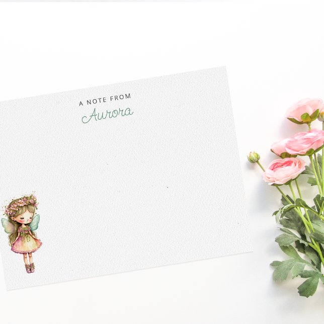 Magical Modern Fairy Personalized  Card (Creator Uploaded)