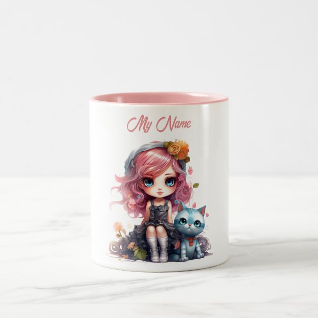 Magical Moments Daily: Doll and Cat Fantasy Cup (Center)
