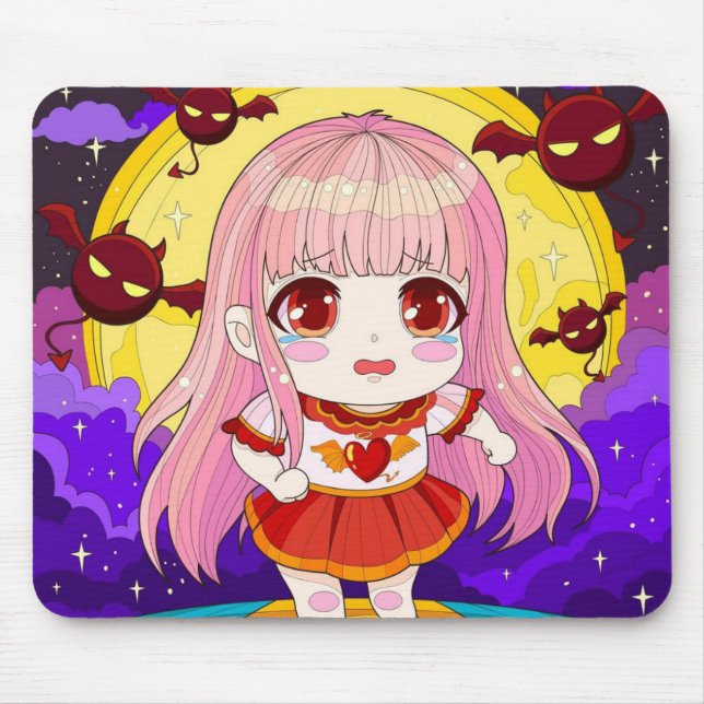 Magical Moonlight Encounter Mouse Pad (Front)