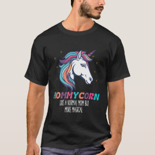 Magical Mothers Day Unicorn Face Mommycorn New Mom T-Shirt