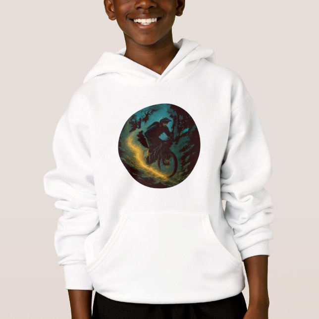 Magical Mountain Biking Adventure Trail Scene  (Front)