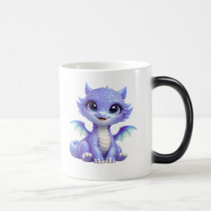 Magical Mug with a Sweet Blue Dragon Baby