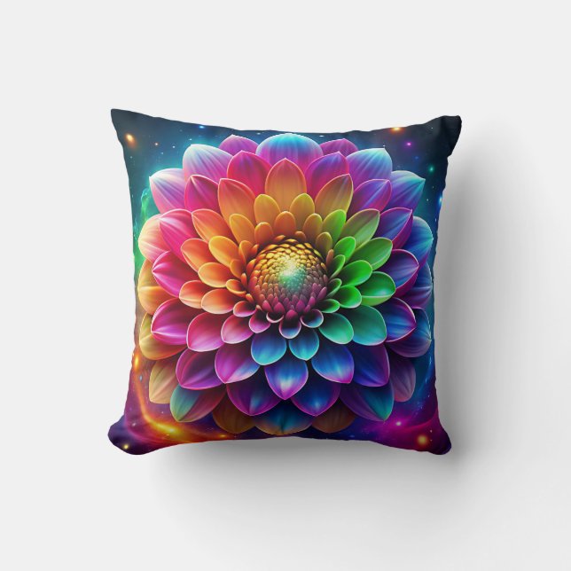 Magical Multicolor Pillowcases Throw Pillow (Front)