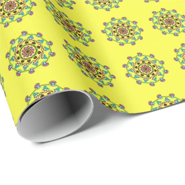 magical mushroom art wrapping paper (Roll Corner)